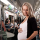 Illustration for article titled Area Woman Will Have To Be Way More Fucking Pregnant Than That If She Wants To Be Offered Subway Seat